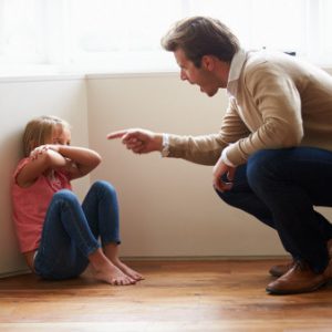 子供に手を上げる