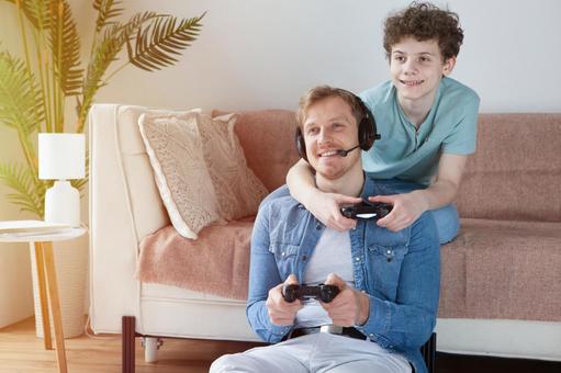 親子でゲーム